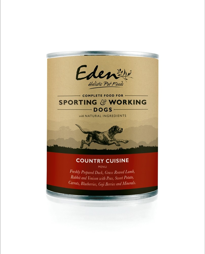 EDEN WET FOOD FOR WORKING AND SPORTING DOGS: COUNTRY CUISINE