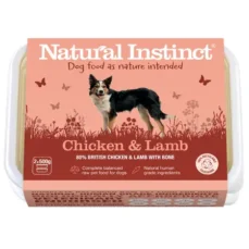 Natural Instinct Natural Chicken and Lamb 2x500g at Mosslane Petfood Supplies