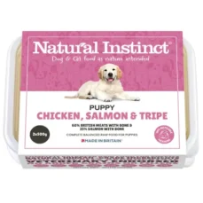 Natural Instinct Puppy Chicken, Salmon and Tripe 2x500g at Moss Lane Pet Food Supplies