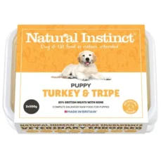 Natural Instinct Puppy Turkey and Tripe 2x500g at Moss Lane Pet Food Supplies
