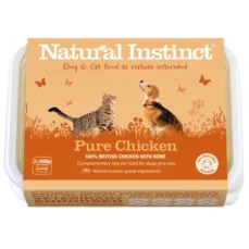 Natural Instinct Pure Chicken 2x500g at Moss Lane Pet Food Supplies