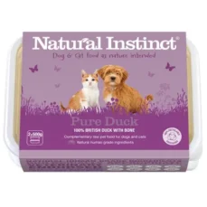 Natural Instinct Pure Duck 2x500g at Moss Lane Pet Food Supplies