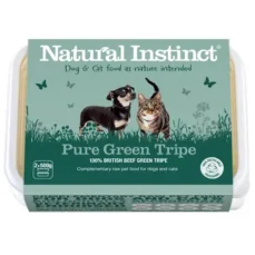 Natural Instinct Pure Green Tripe 2x500g at Moss Lane Pet Food Supplies