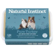 Natural Instinct Pure Turkey 2x500g at Moss Lane Pet Food Supplies