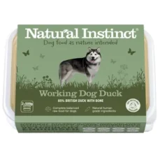 Natural Instinct Working Dog Duck 2x500g at Moss Lane Pet Food Supplies