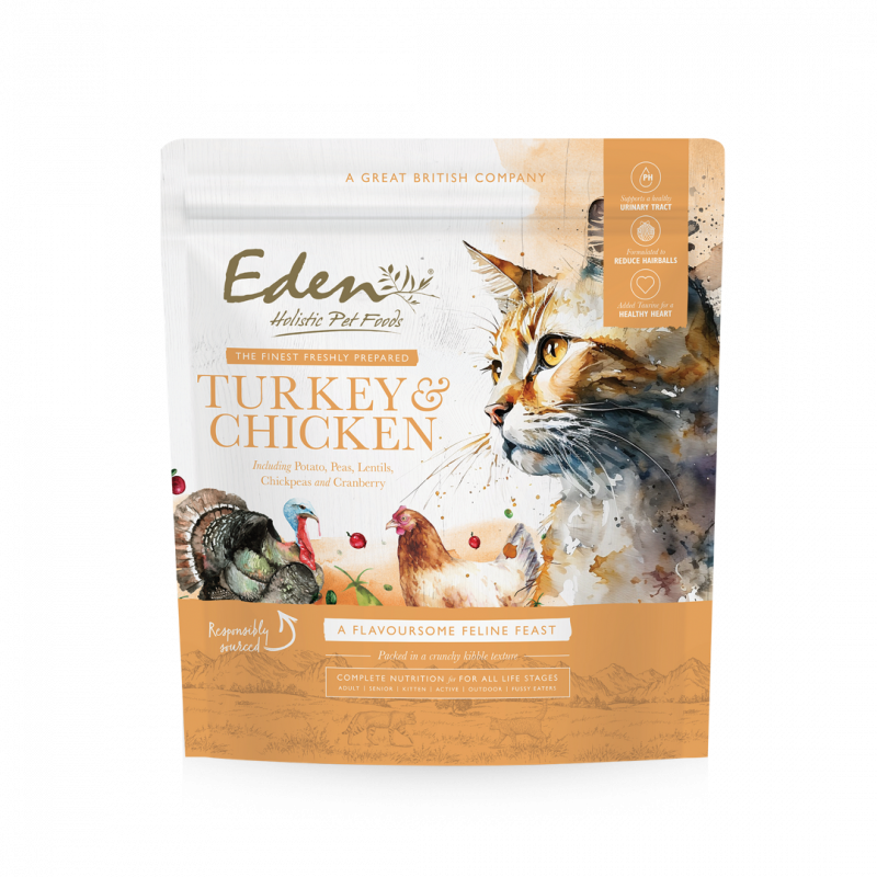 EDEN Feline Feast Turkey & Chicken 1.5KG