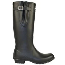 Rockfish Tall matt black wellies